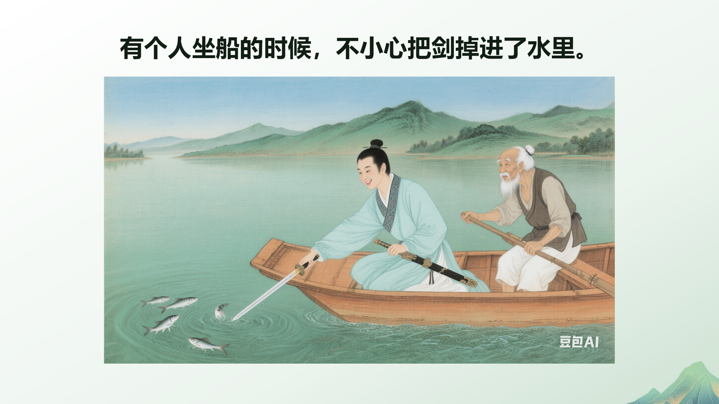 《刻舟求剑》Chinese Group Class May 8th Thursday 9:30 AM (Beijing Time)