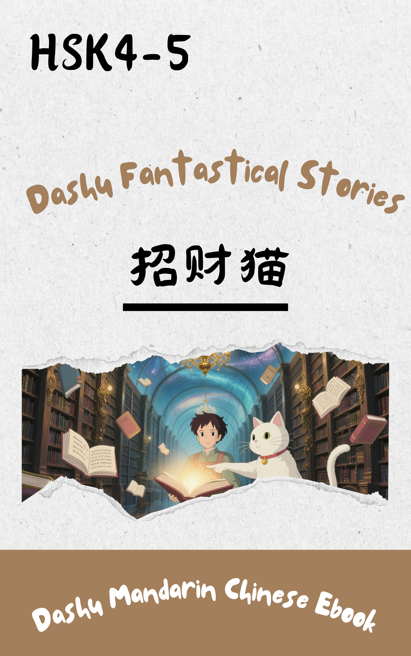 HSK 4–5 EPUB Reader:招财猫
