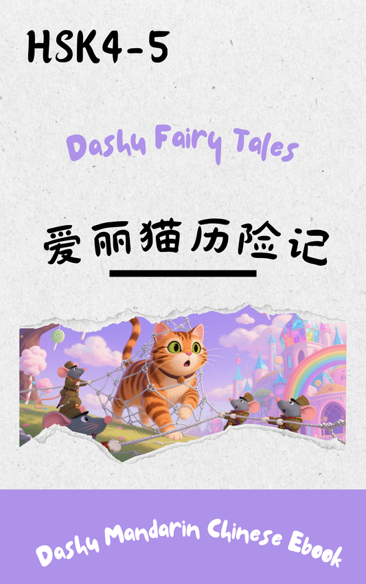 HSK 4–5 EPUB Reader: 爱丽猫历险记