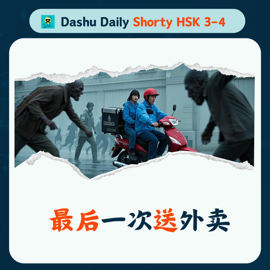 Dashu Daily Short Article HSK3-4:最后一次送外卖