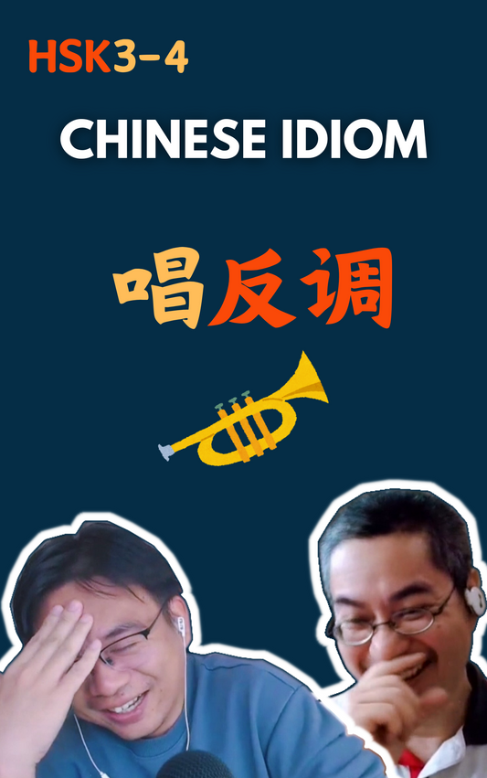 Chinese Idiom: 唱反调