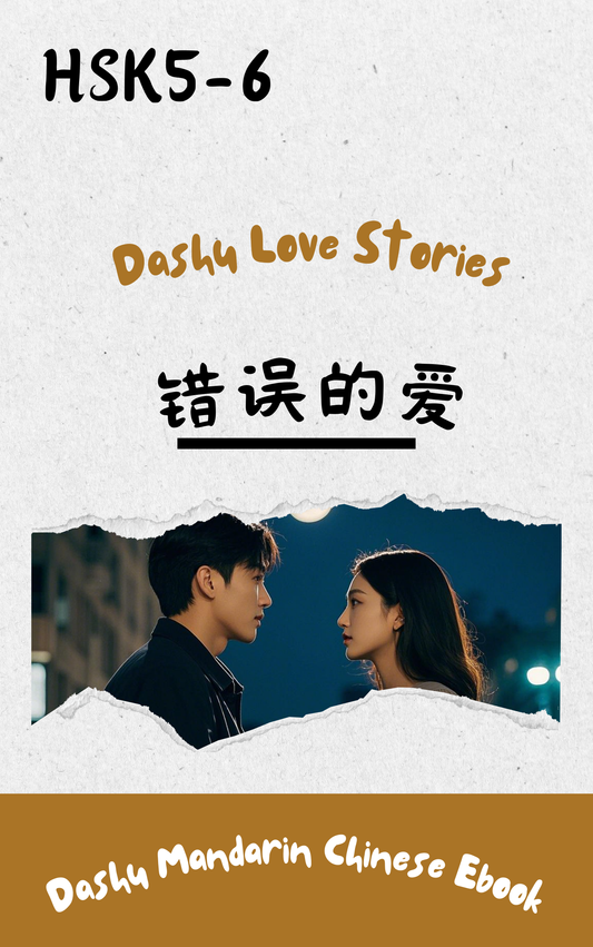 Dashu Epub Ebook: 错误的爱| Ebook for Intermediate Chinese Learners (HSK Level 5-6)