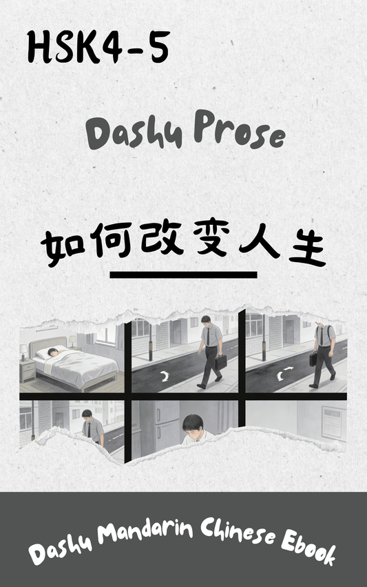 Dashu Graded Reader HSK Level 4-5: 如何改变人生