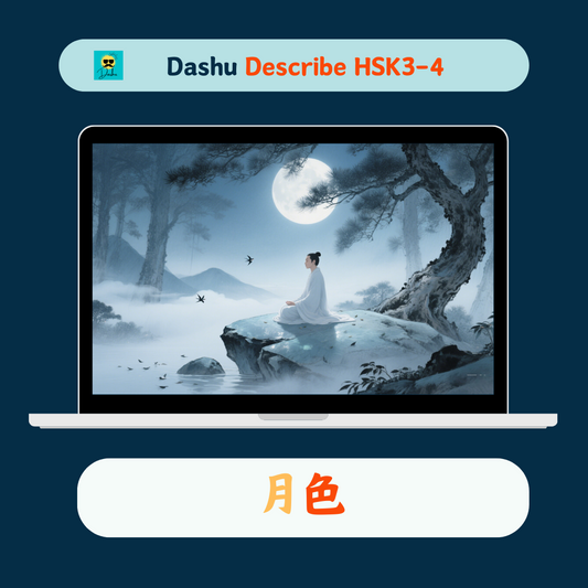 Dashu Describe Video HSK3-4:月色