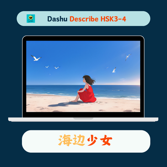 Dashu Describe Video HSK3-4:海边少女