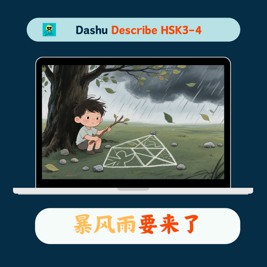 Dashu Describe Video HSK3-4:暴风雨要来了