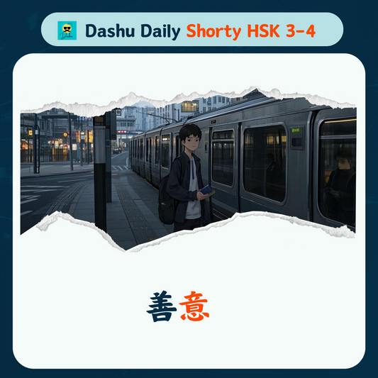 Dashu Daily Short Article HSK3-4:善意