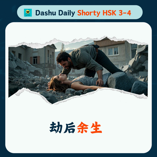 Dashu Daily Short Article HSK3-4:劫后余生