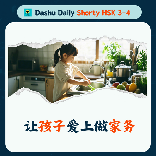Dashu Short Article HSK3-4:让孩子爱上做家务
