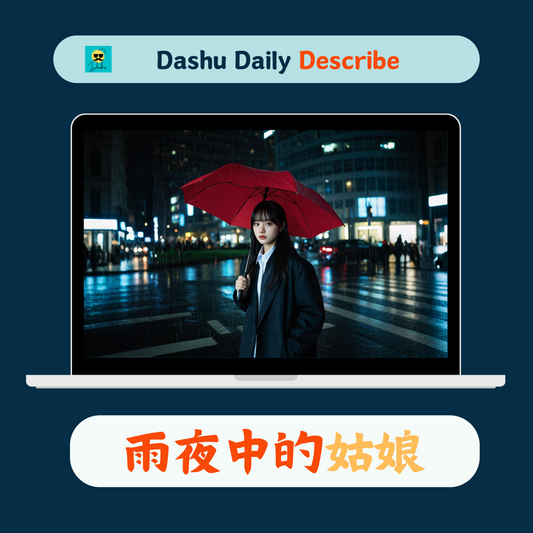 Dashu Daily Describe Video: 雨夜中的姑娘
