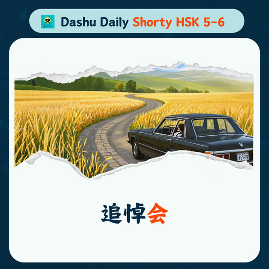 Dashu Daily Short Article HSK5-6:追悼会