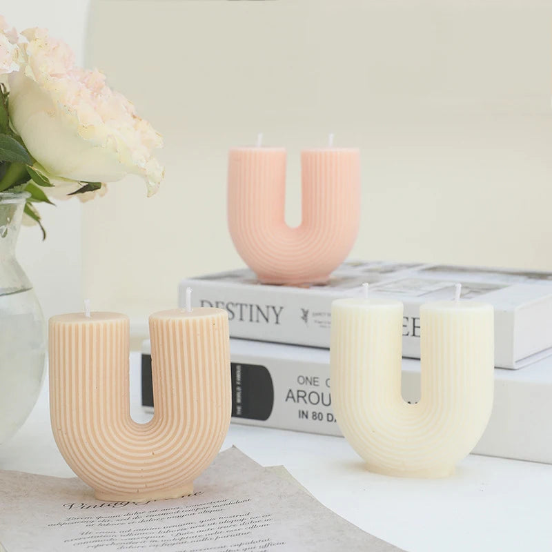 U-Shaped Scented Candles U形蜡烛